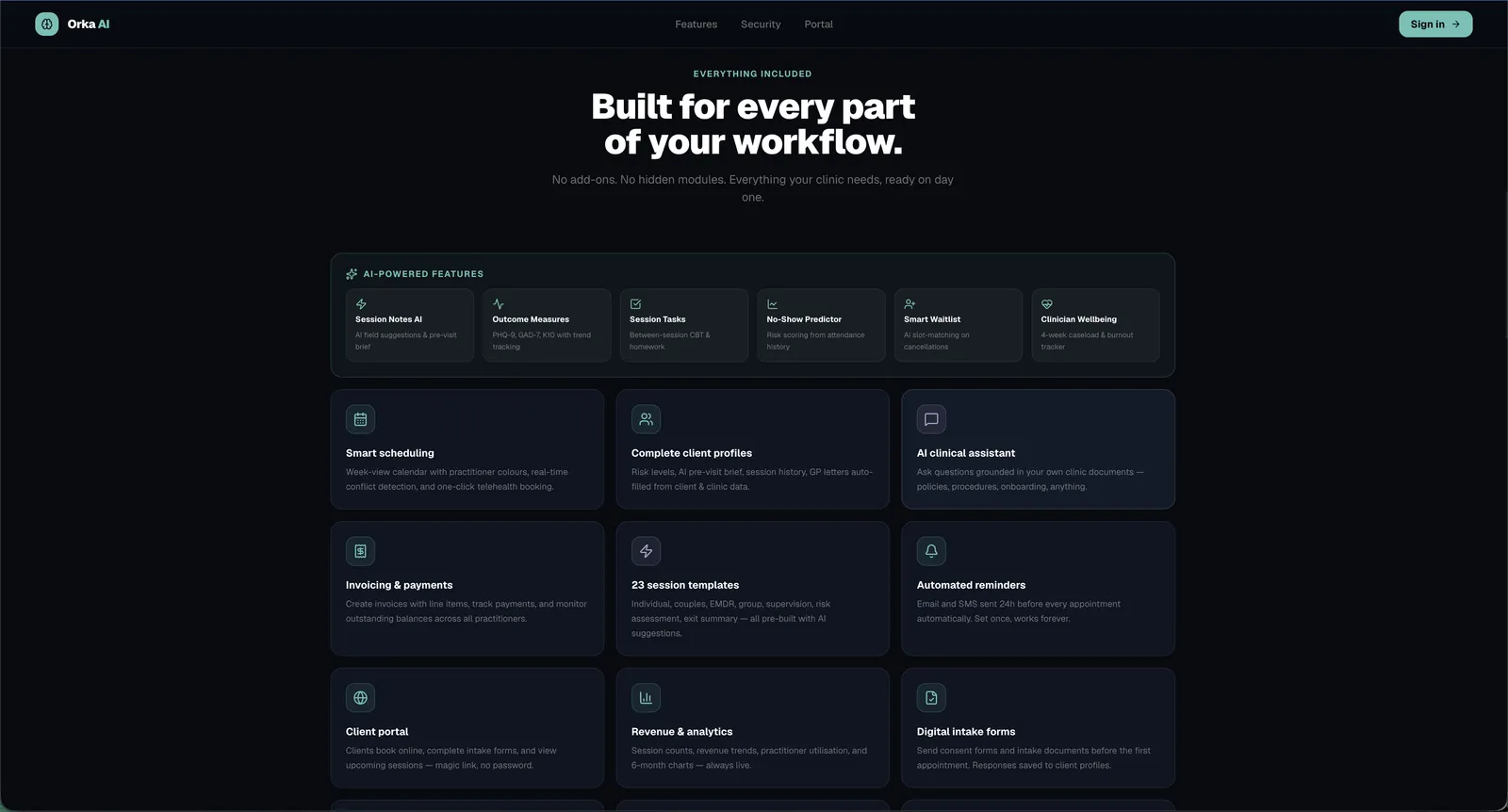 Orka AI practice management platform